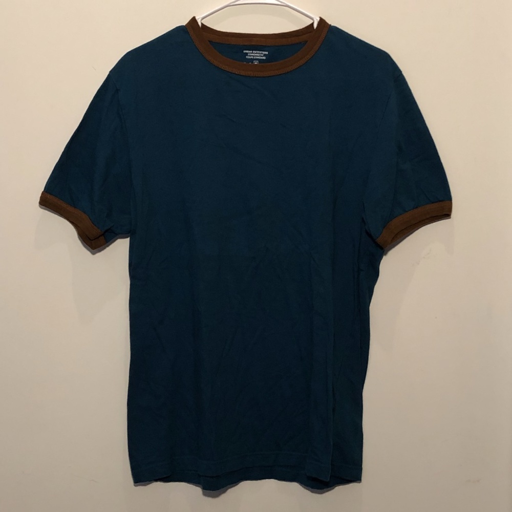 Urban Outfitters Men's M Tee Dark Turquoise